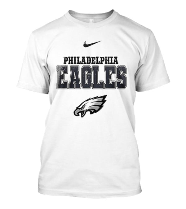 Philadelphia Eagles Nike Vintage Skull Trucker Fan Gear T-Shirt