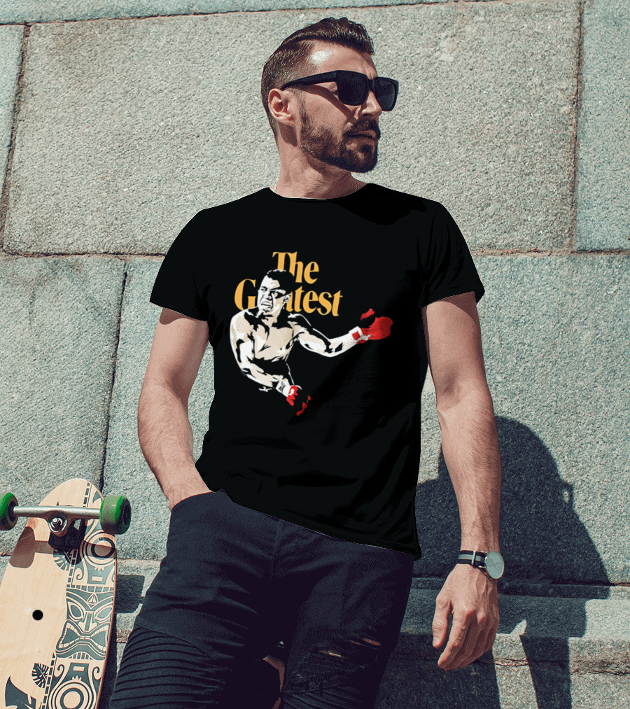 The Greatest Muhammad Ali Red Gloves Boxer T-Shirt