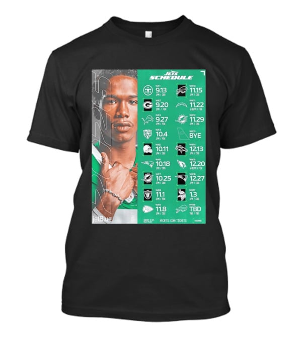 New York Jets 2026 Schedule NFL Matchups And Dates T-Shirt