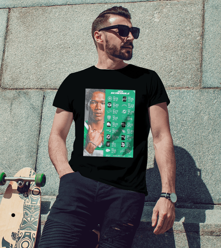 New York Jets 2026 Schedule NFL Matchups And Dates T-Shirt