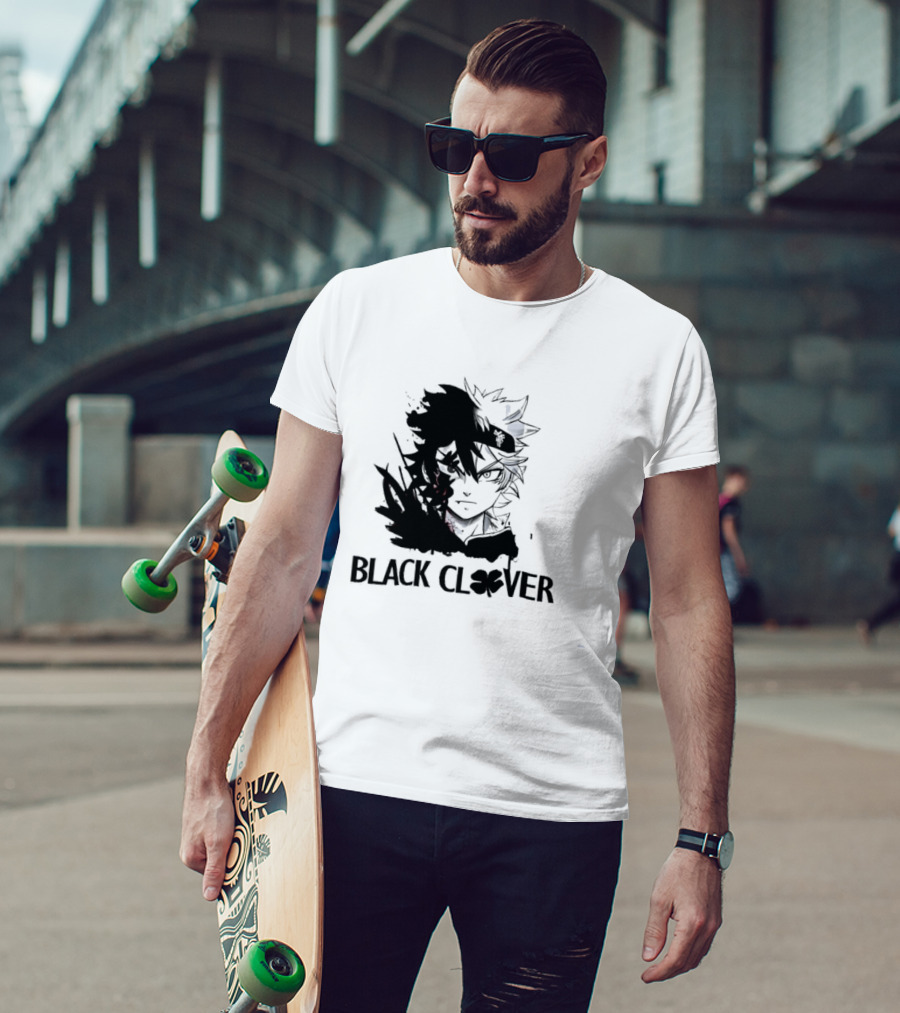 Black Clover Asta Split Demon Form Never Give Up Anime Manga 2026 Future Arc T-Shirt