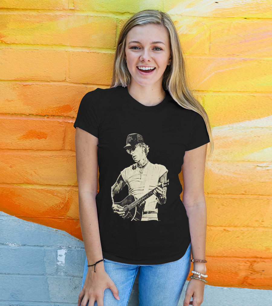 Machine Gun Kelly Americana Tour 2026 Vintage Guitar T-Shirt