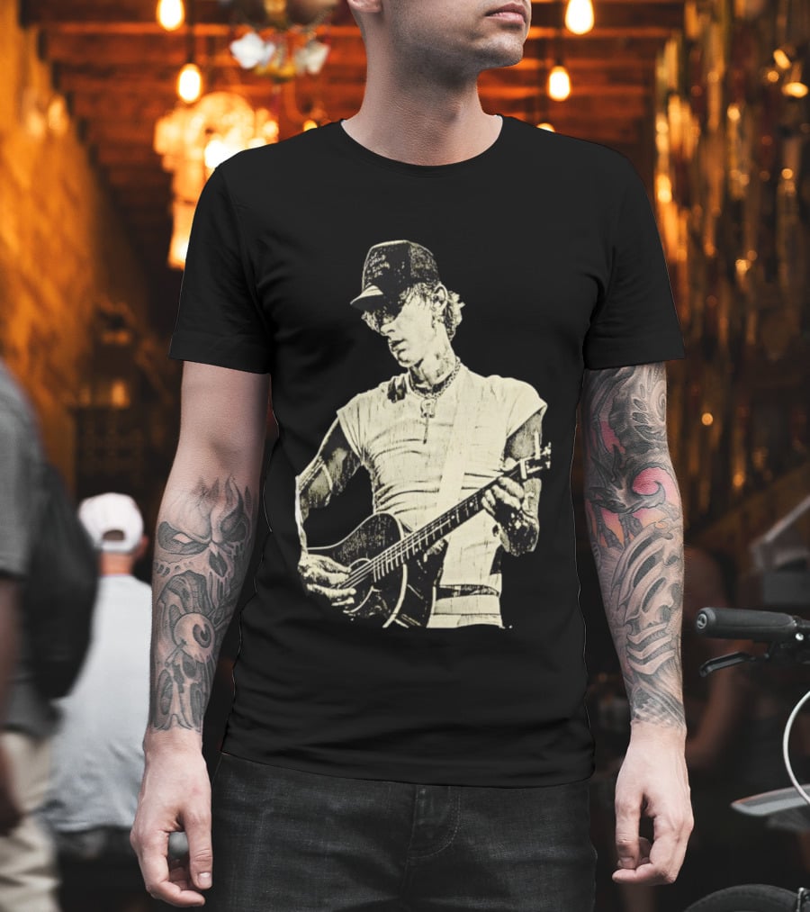 Machine Gun Kelly Americana Tour 2026 Vintage Guitar T-Shirt