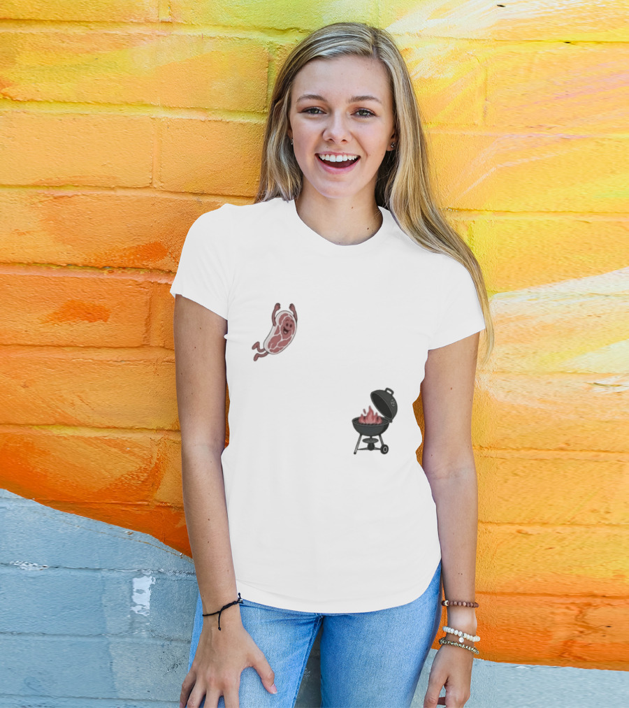 BBQ Jumping Steak 2026 Funny Grill T-Shirt