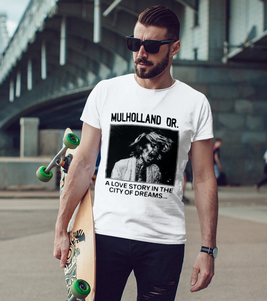 Mulholland Dr. A Love Story In The City Of Dreams Vintage Noir Aesthetic T-Shirt