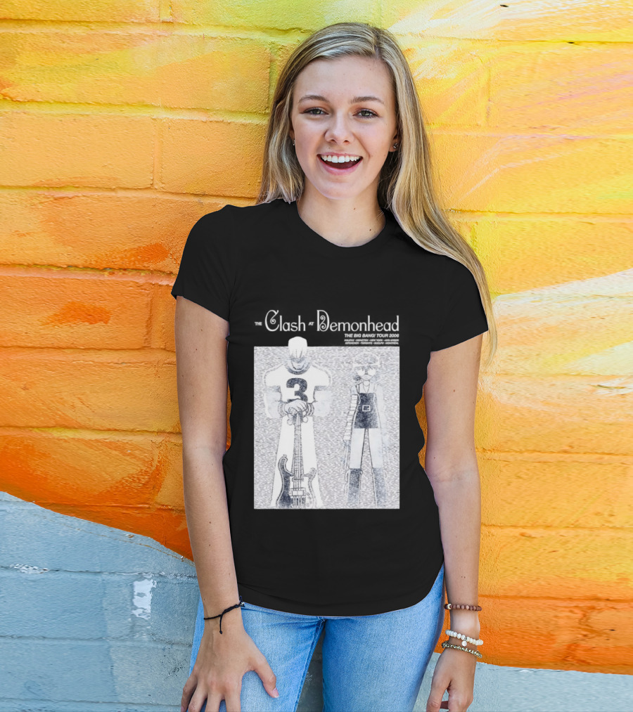 The Clash At Demonhead The Big Bang Tour 2006 Band Art Comic T-Shirt