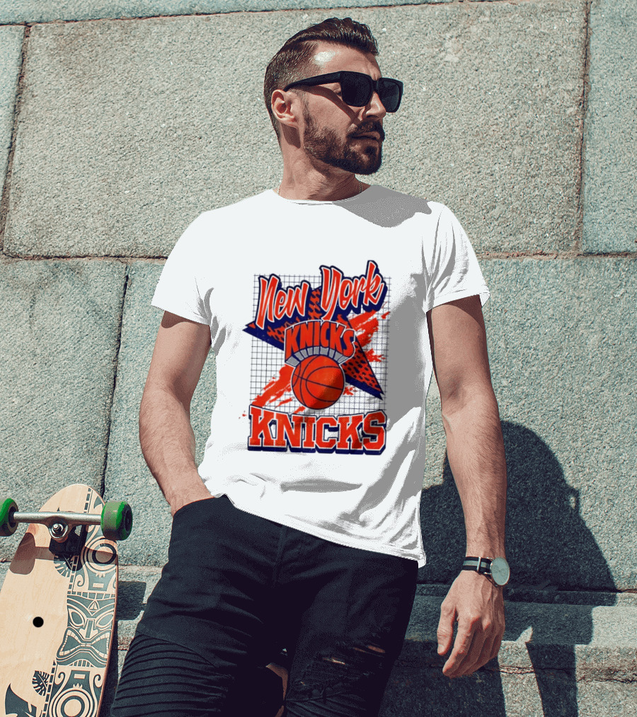 New York Knicks Juvenile Basketball Star T-Shirt