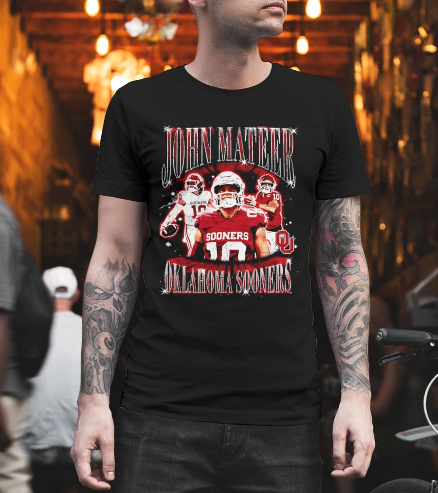 John Mateer Oklahoma Sooners Football The Year Of Mateer T-Shirt
