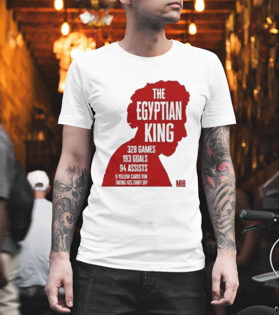 The Egyptian King 328 Games 193 Goals 94 Assists 5 Yellow Cards T-Shirt
