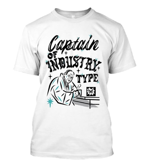 Captain Of Industry Type Tony Soprano Coffee Mafia T-Shirt