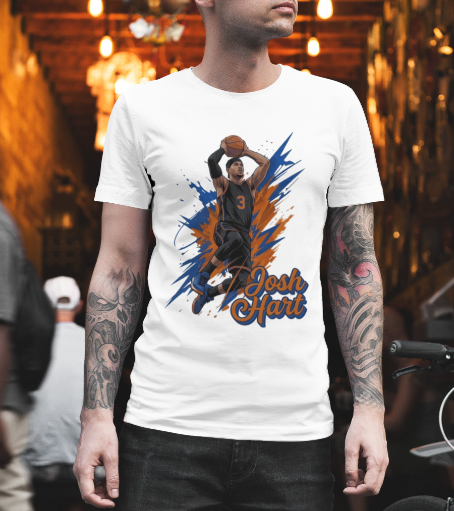 Josh Hart New York Knicks Basketball Number 3 T-Shirt