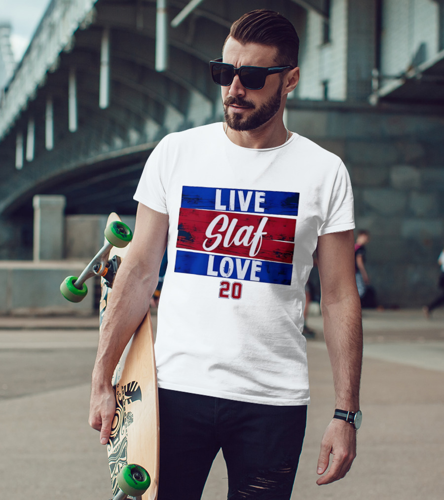 Live Slaf Love 20 Juraj Slafkovsky Montreal Canadiens NHL T-Shirt