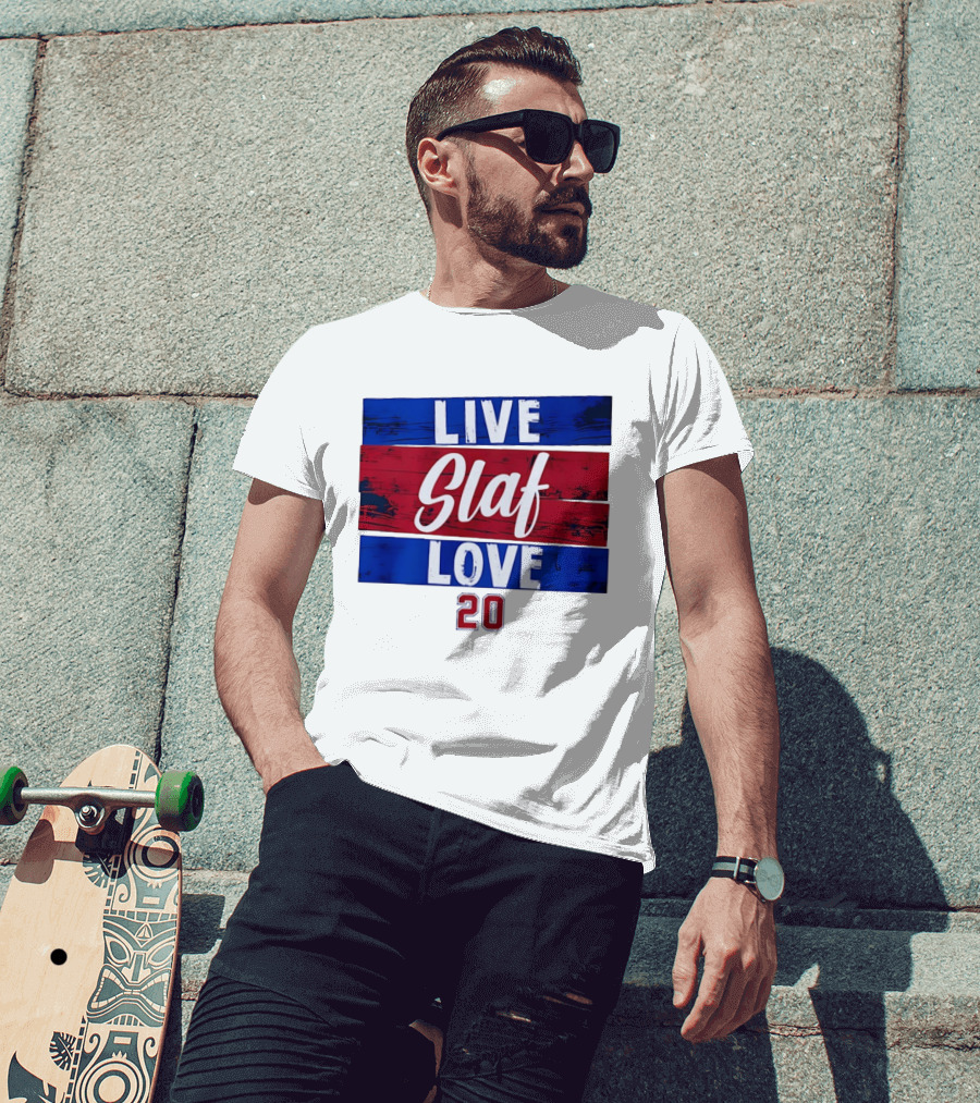 Live Slaf Love 20 Juraj Slafkovsky Montreal Canadiens NHL T-Shirt
