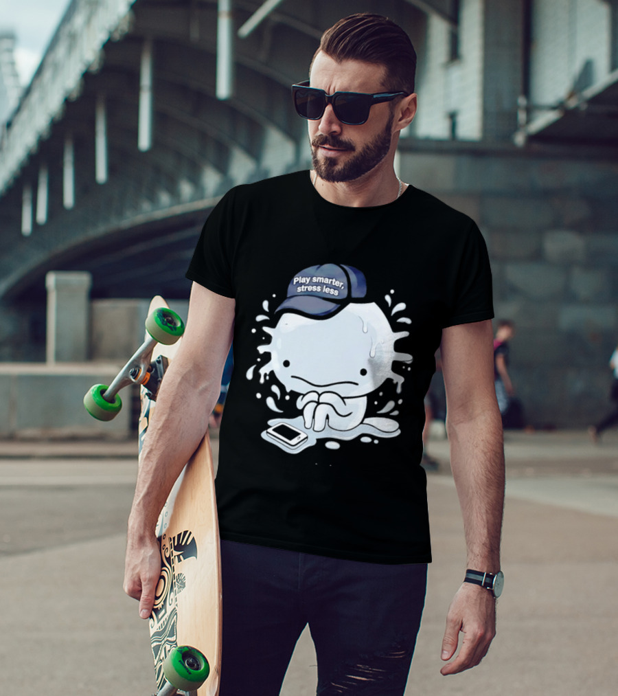 Axolotl Play Smarter Stress Less Hat And Phone T-Shirt