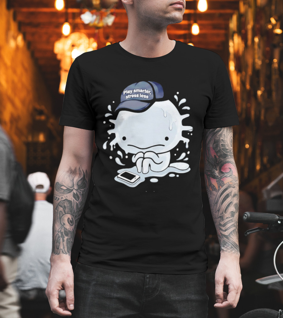 Axolotl Play Smarter Stress Less Hat And Phone T-Shirt