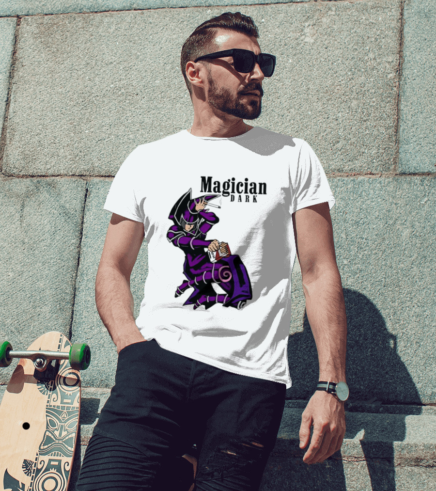 Magician Dark Yu Gi Oh Smoking T-Shirt