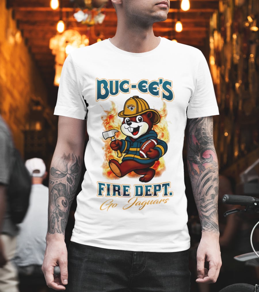 Buc Ee's Fire Dept Jacksonville Jaguars Go Jaguars T-Shirt