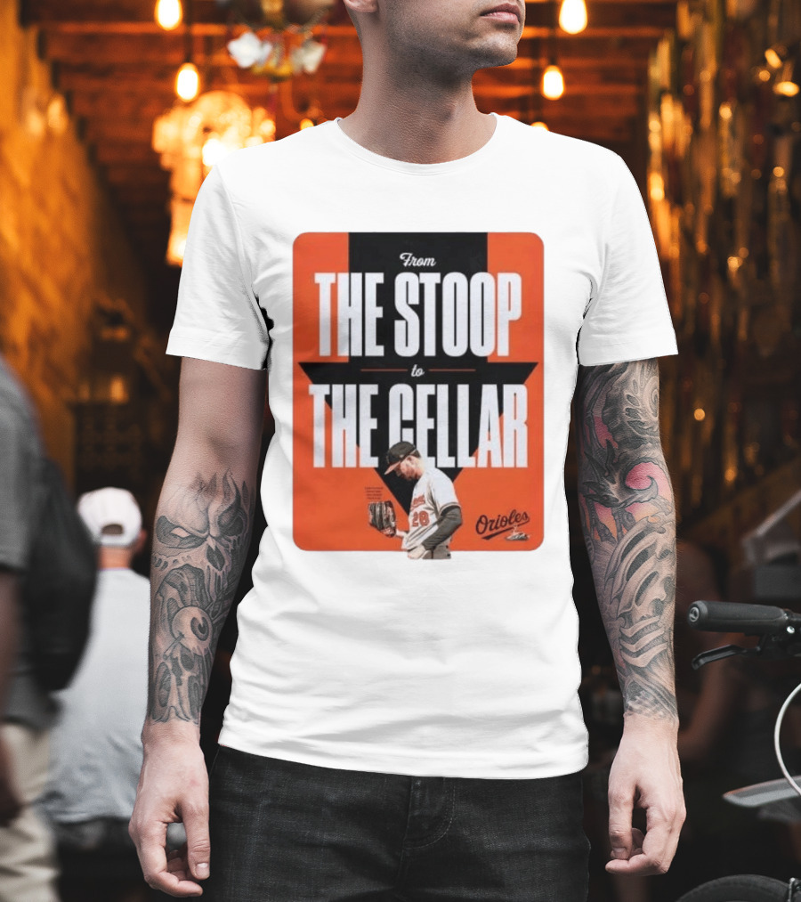Orioles From The Stoop To The Cellar Trevor Rogers 28 T-Shirt