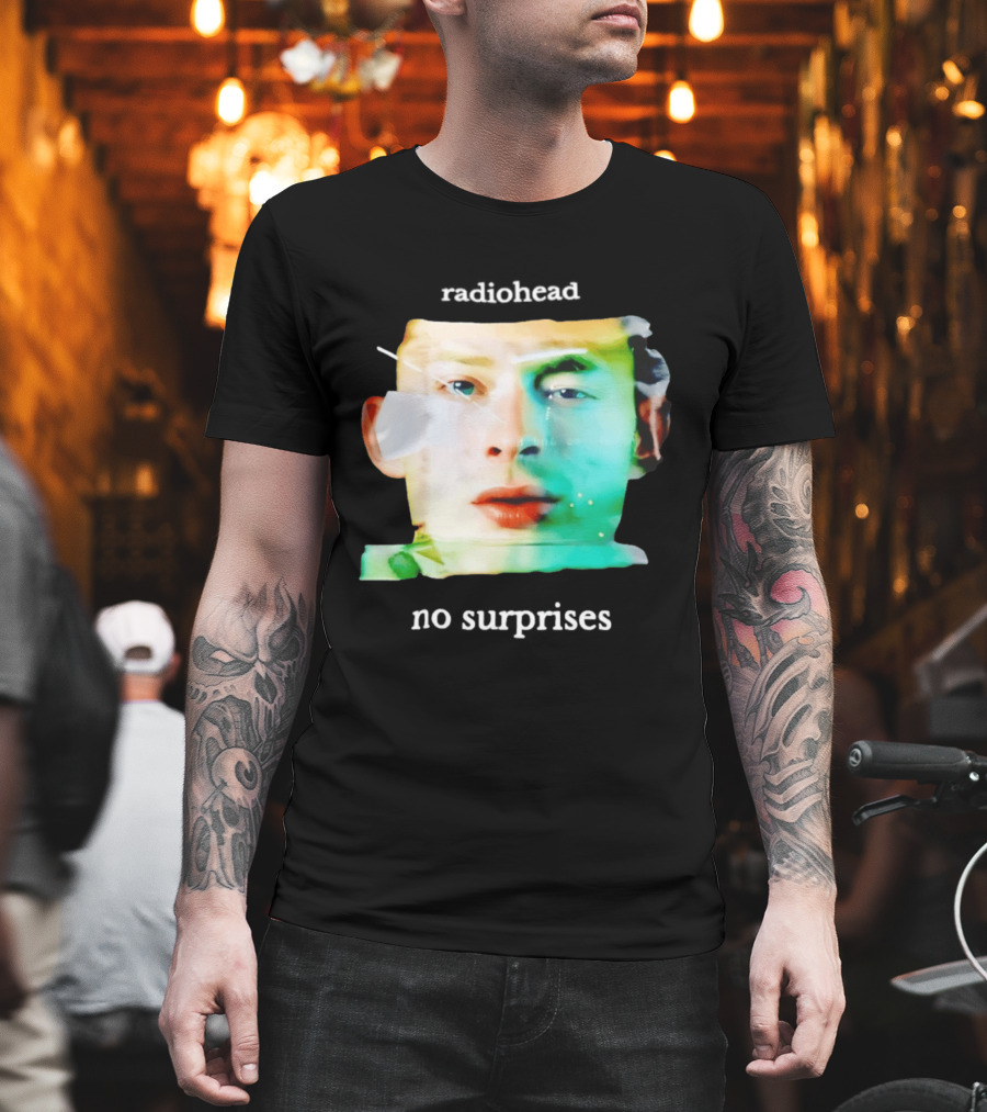 Radiohead No Surprises Thom Yorke Watercolor T-Shirt