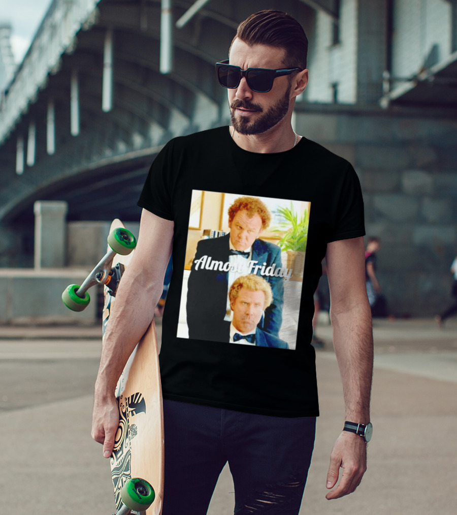 Almost Friday Will Ferrell John C. Reilly Interview Image T-Shirt