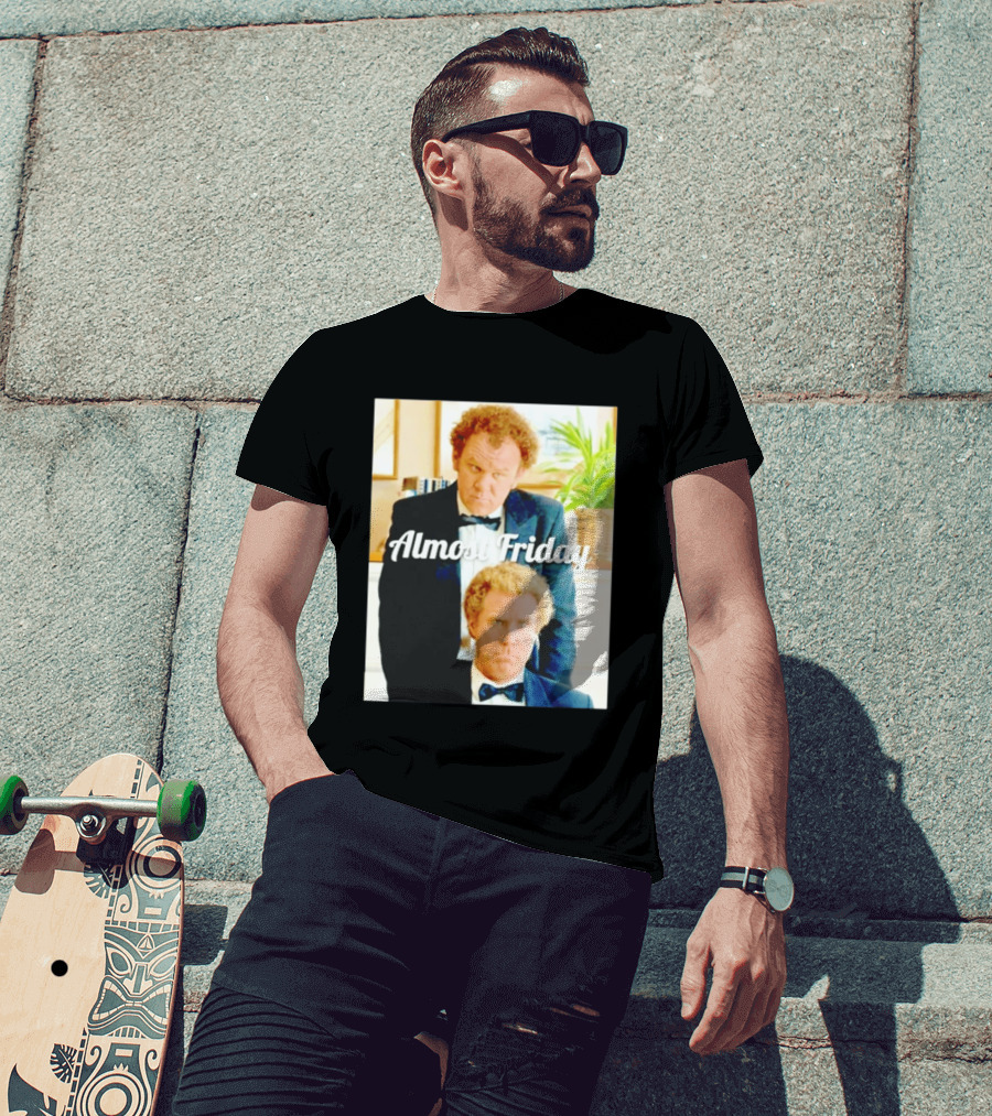 Almost Friday Will Ferrell John C. Reilly Interview Image T-Shirt
