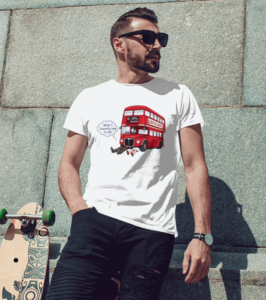 Arsenal What A Heavenly Way To Die Best Of London Bus 15 Paddington T-Shirt