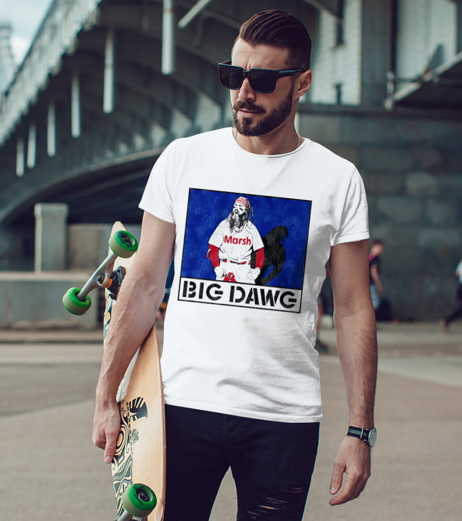 Brandon Marsh Philadelphia Phillies Big Dawg Marsh Baseball Player Image T-Shirt