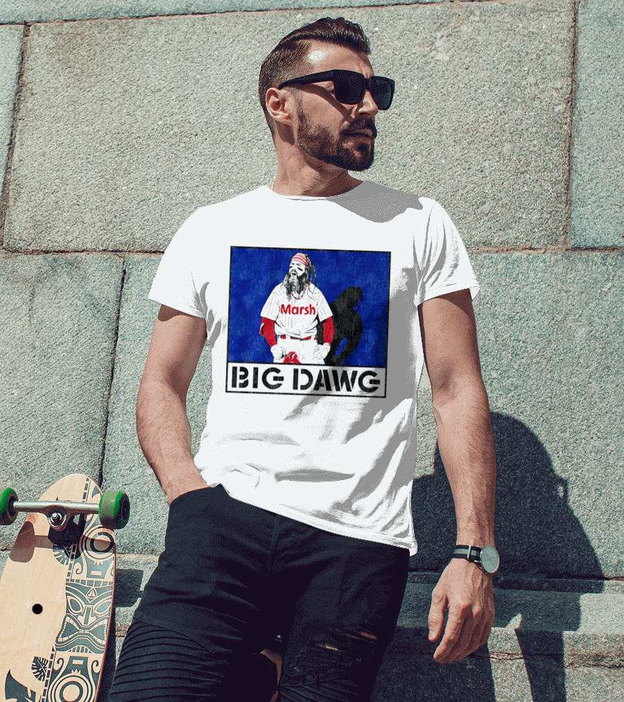 Brandon Marsh Philadelphia Phillies Big Dawg Marsh Baseball Player Image T-Shirt