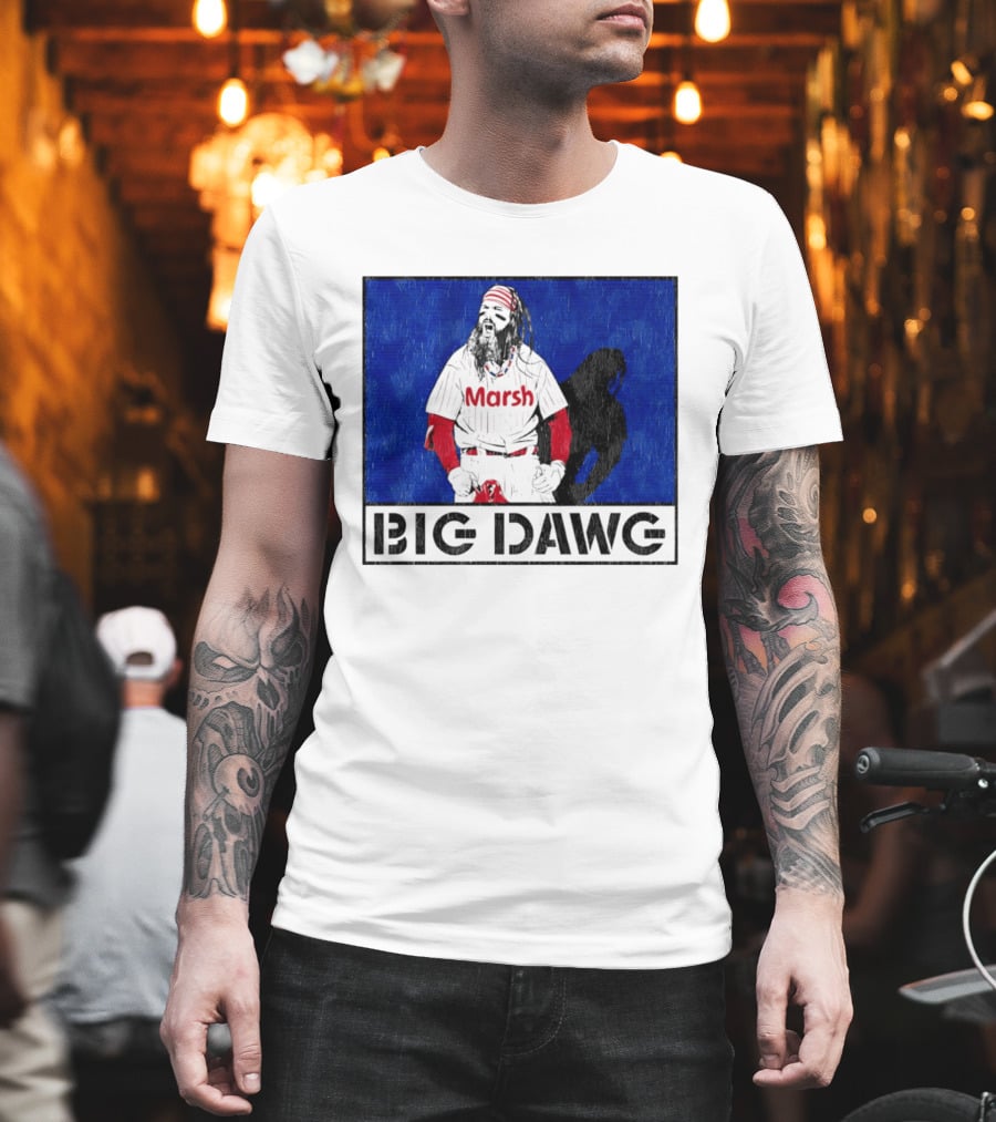 Brandon Marsh Philadelphia Phillies Big Dawg Marsh Baseball Player Image T-Shirt