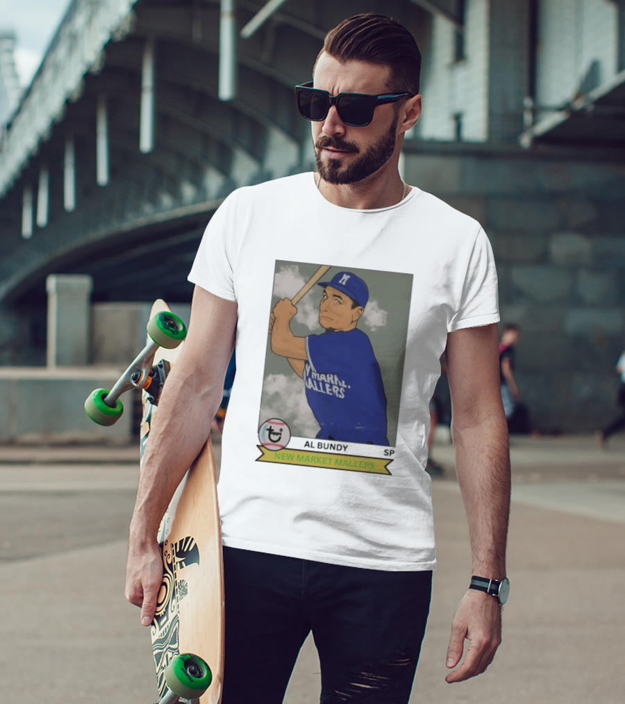 Al Bundy New Market Mallers Baseball Trading Card T-Shirt