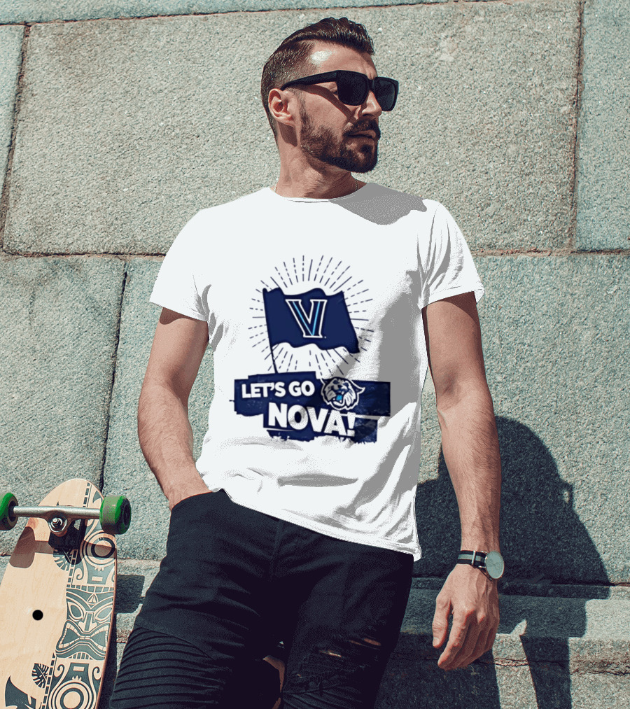 Villanova Wildcats Let’s Go Nova T-Shirt