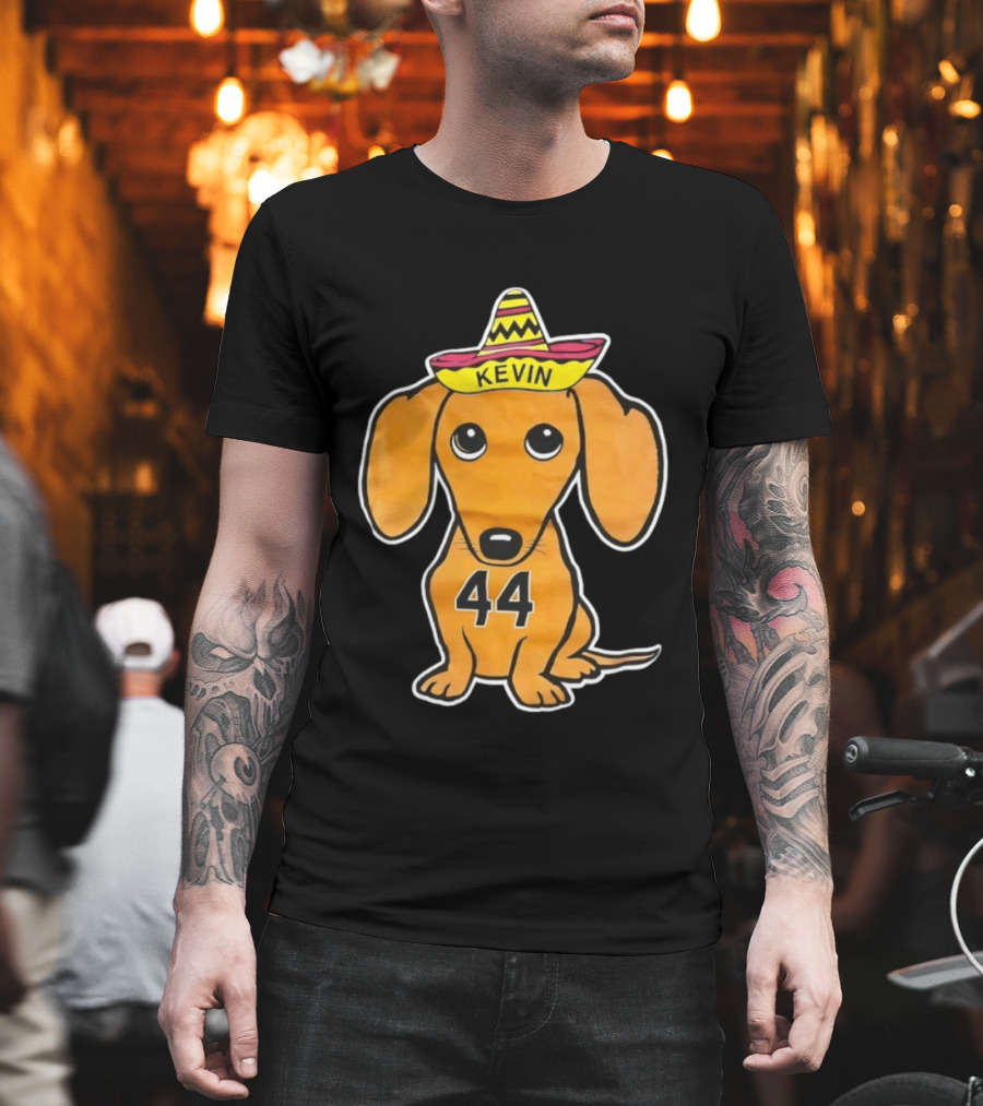 Cinco De Mayo Wiener Dog Kevin Sombrero 44 T-Shirt