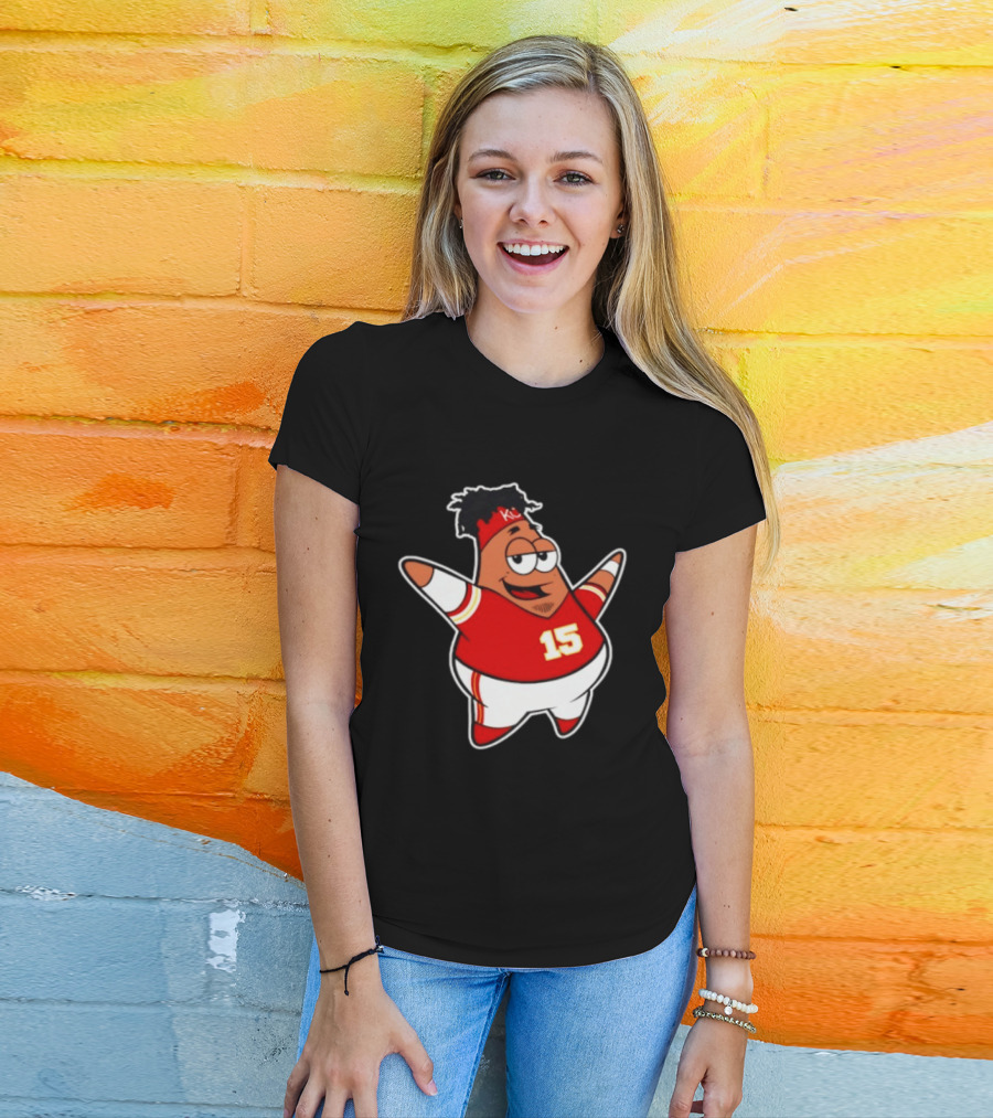Patrick Star Mahomes 15 Kansas City Chiefs T-Shirt