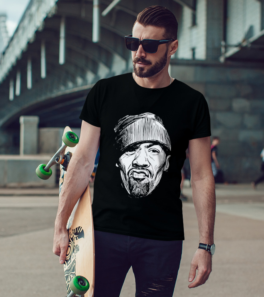 Redman Hip Hop Big Face Beanie Expression T-Shirt