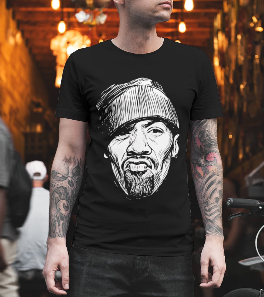 Redman Hip Hop Big Face Beanie Expression T-Shirt
