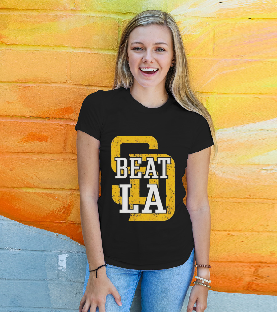 San Diego Padres Beat LA Dodgers Victory T-Shirt
