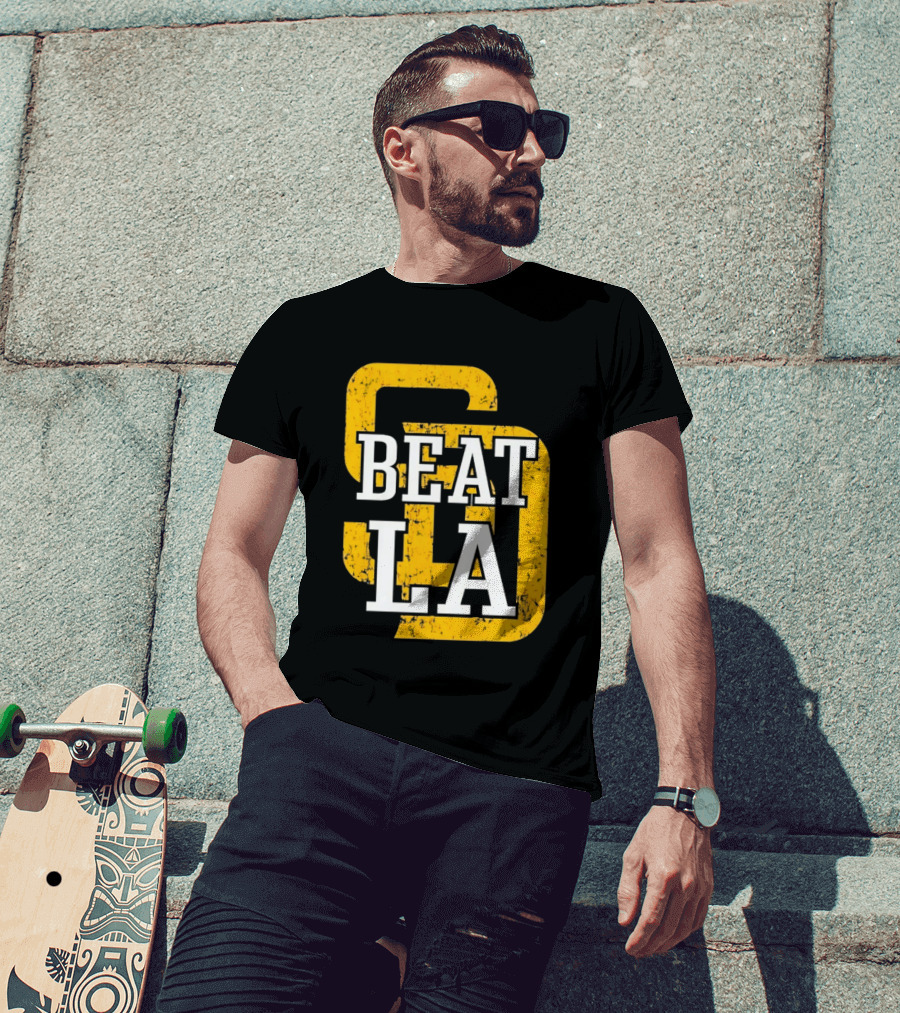 San Diego Padres Beat LA Dodgers Victory T-Shirt