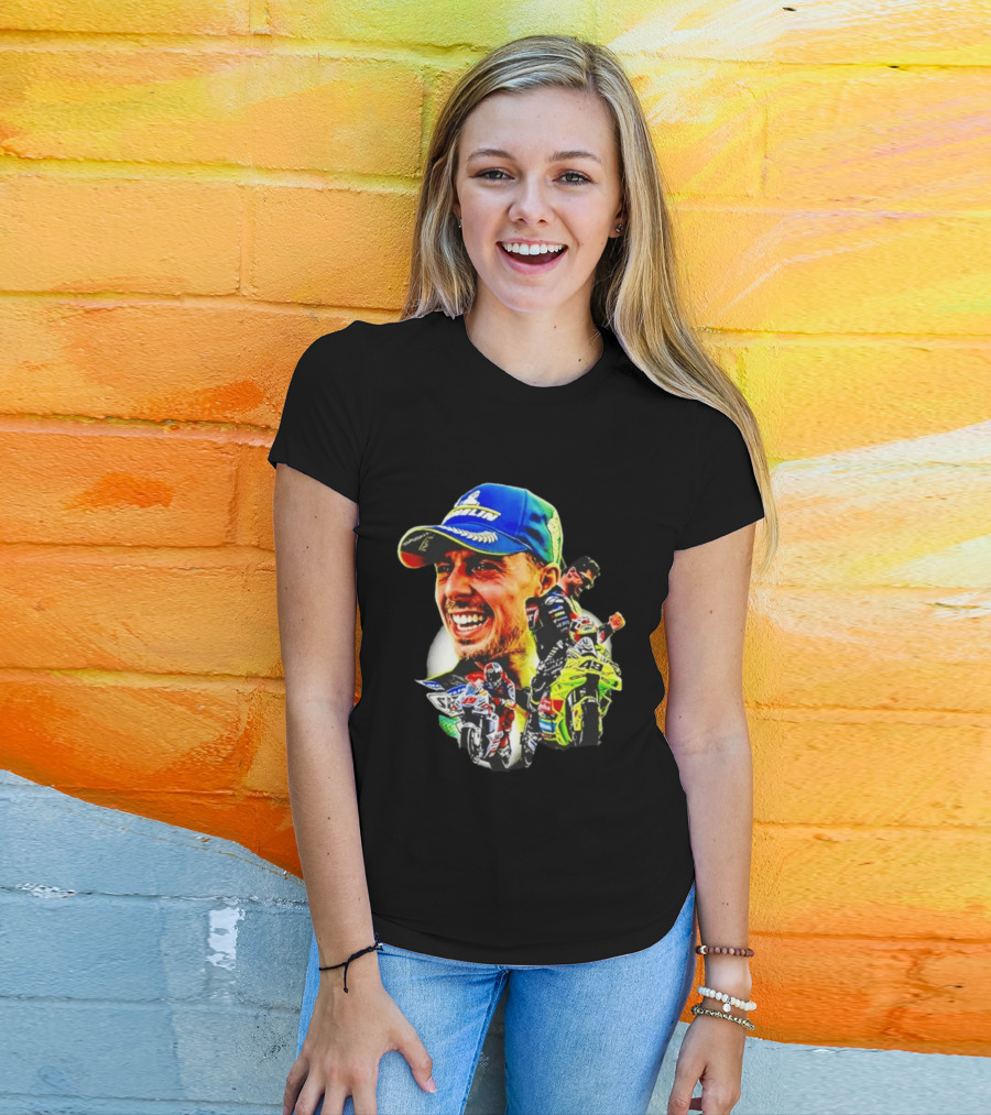Valentino Rossi The Doctor MotoGP Racing Legend T-Shirt