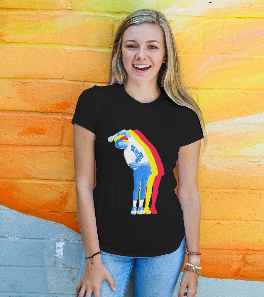 BNLDFWD Stretch Harry Retro Colorful Fitness Vibes T-Shirt
