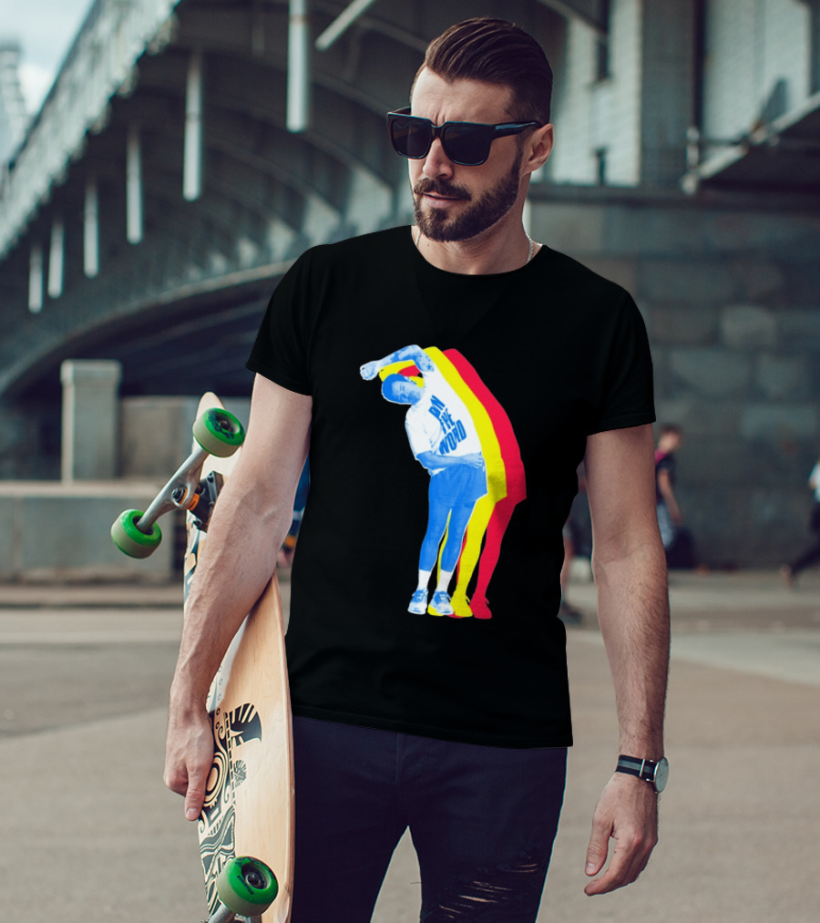BNLDFWD Stretch Harry Retro Colorful Fitness Vibes T-Shirt