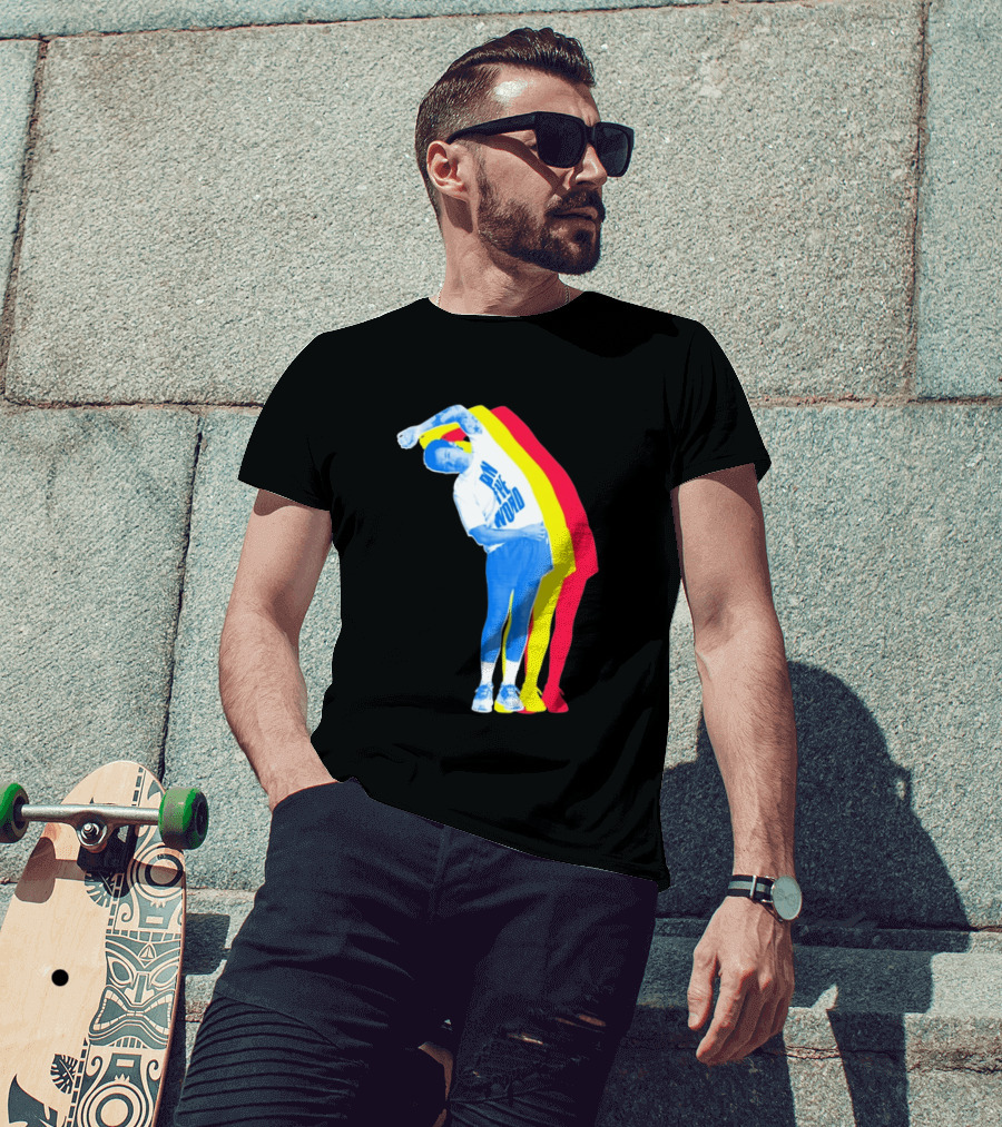 BNLDFWD Stretch Harry Retro Colorful Fitness Vibes T-Shirt