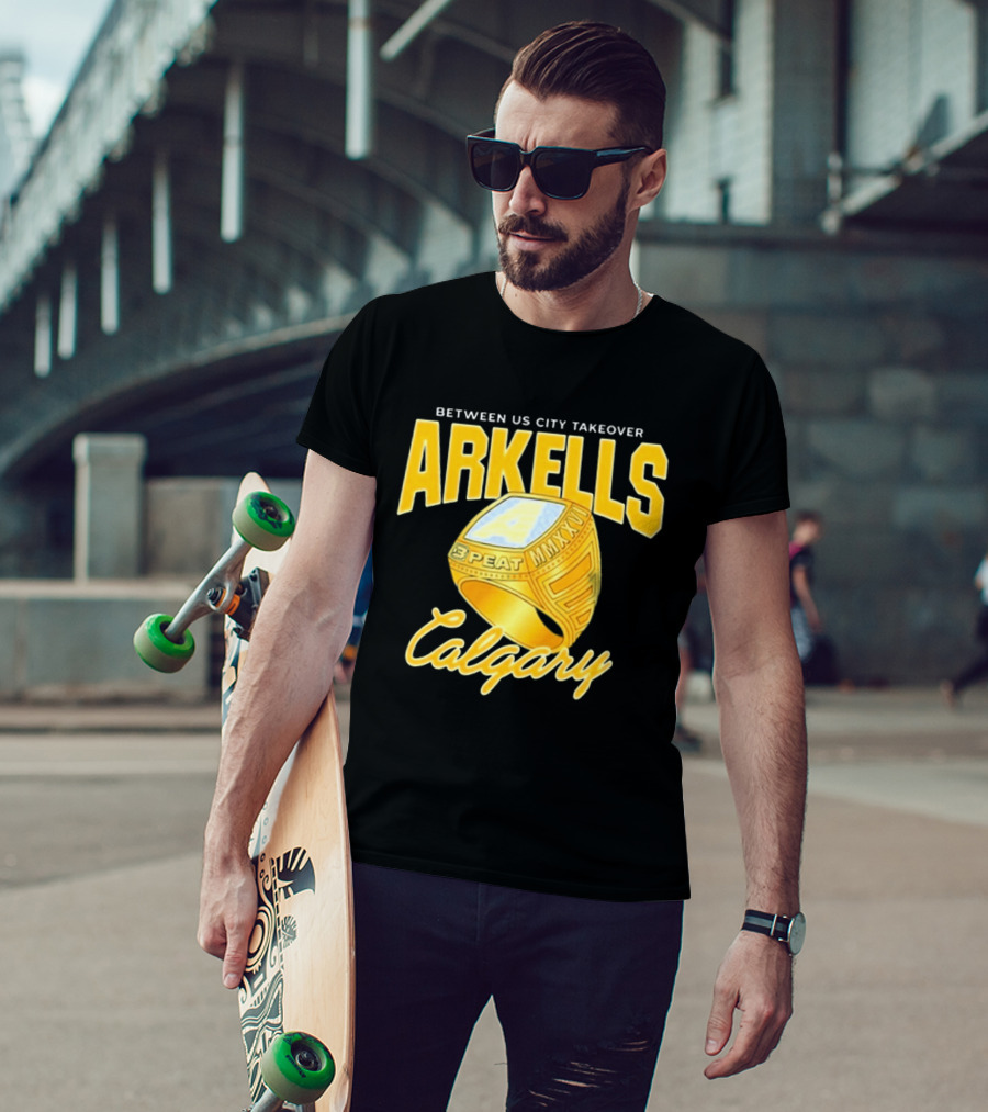 Arkells Between Us City Takeover 3 Peat Calgary T-Shirt