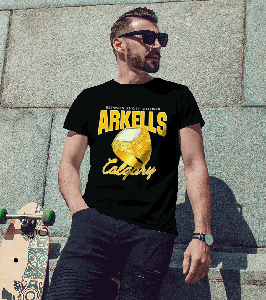 Arkells Between Us City Takeover 3 Peat Calgary T-Shirt