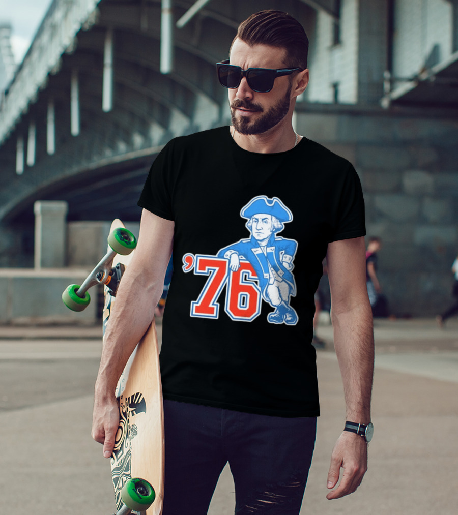 George Washington Bicentennial 1776 1976 Retro Style Patriot T-Shirt