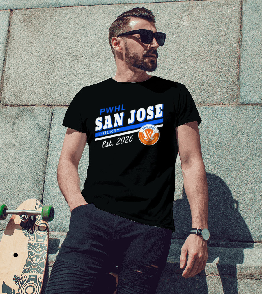 PWHL San Jose Hockey Est 2026 Women's Team T-Shirt