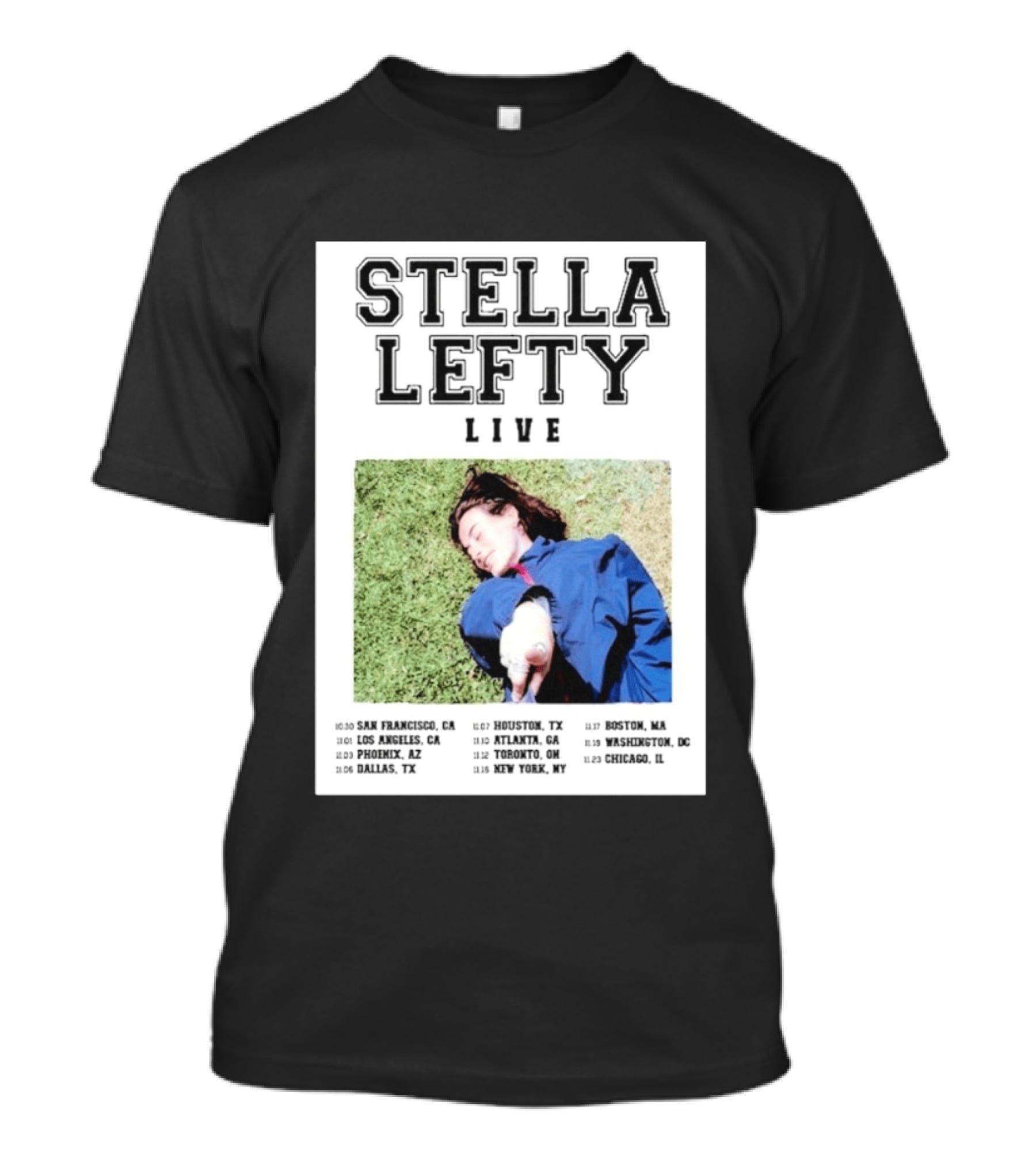 Stella Lefty Live Tour 2026 San Francisco Los Angeles Phoenix Dallas Houston Atlanta Toronto New York Boston Washington Chicago T-Shirt