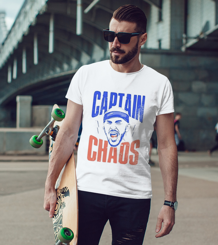 Alex Caruso Captain Chaos OKC Thunder NBA Basketball T-Shirt