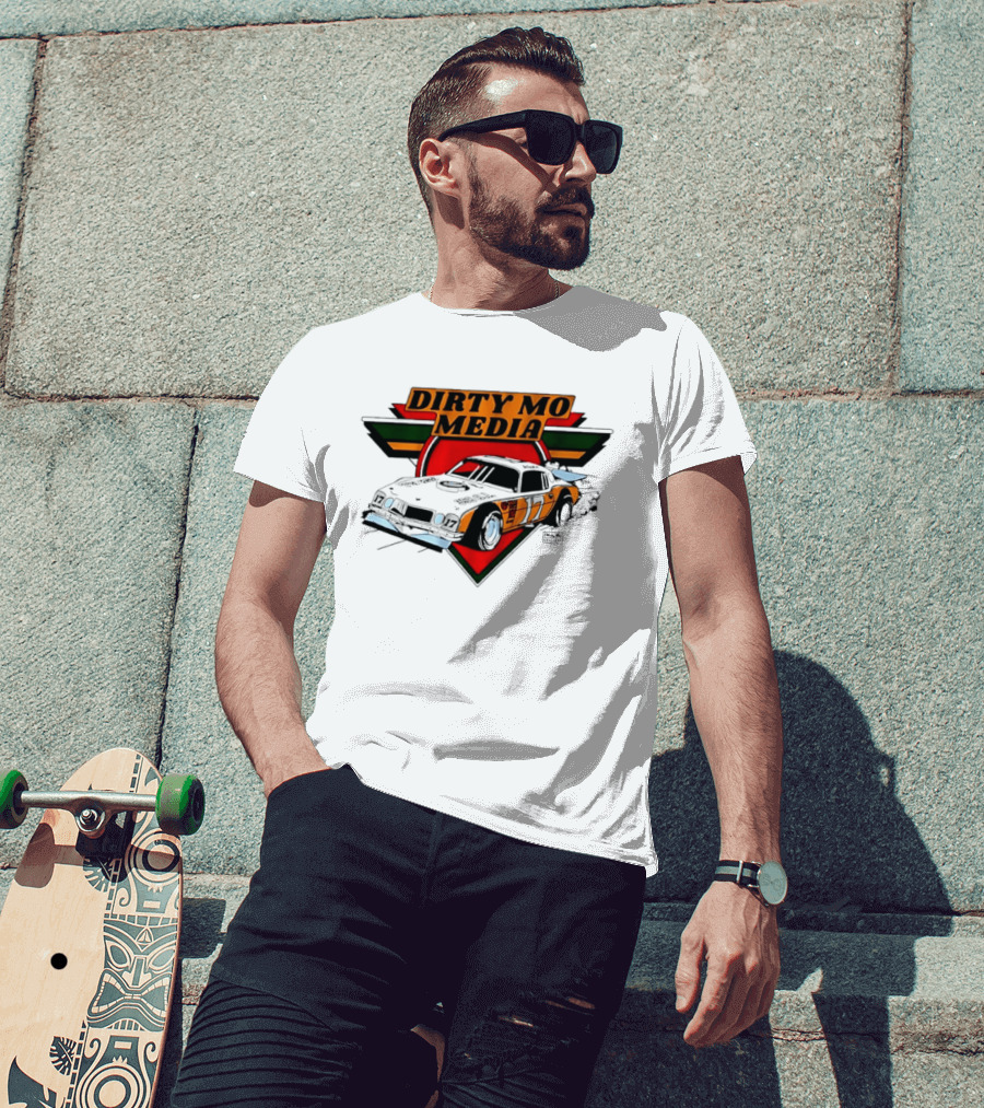 Dirty Mo Media NASCAR Stock Car Dale Earnhardt Jr. Original 17 350 CI T-Shirt