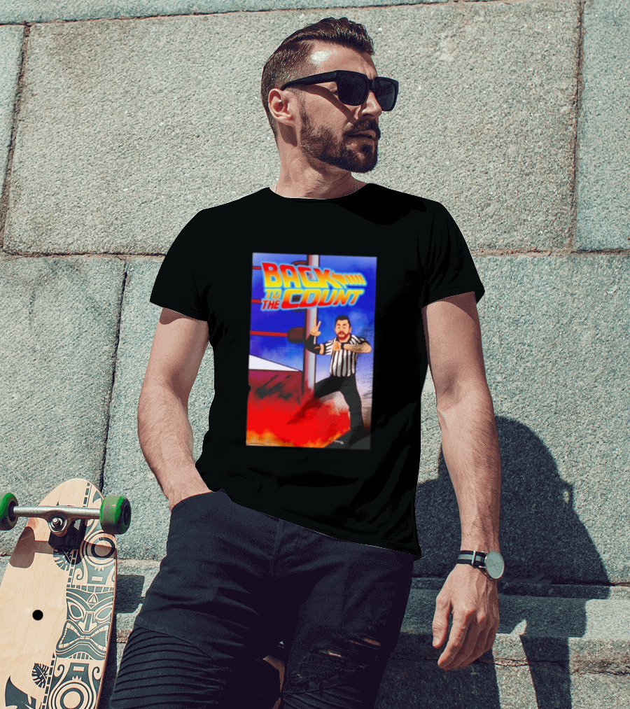 Daniel Spencer Back To The Count Wrestling Referee Nostalgia T-Shirt