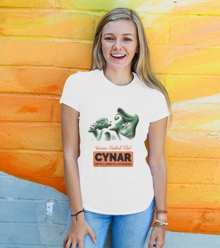 Venezia Football Club Cynar Contro Il Logorio Della Vita Moderna Artichoke Head T-Shirt